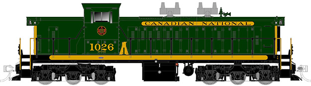 Canadian National - 1000 Series Green Scheme -
