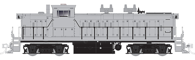 Undecorated 1900 Series 4-Axle Trucks