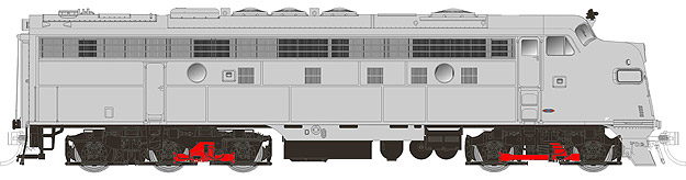 FL9 Locomotive Undecorated