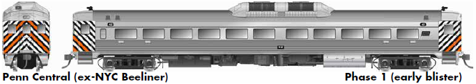 Penn Central (ex-NYC Beeliner) Phase 1