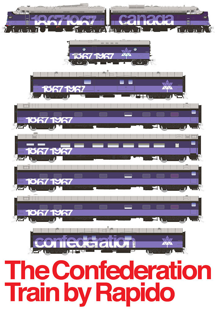 HO Scale Confederation Train Set