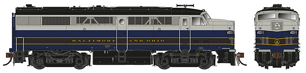 B&O (1956 scheme): (DC/SILENT)