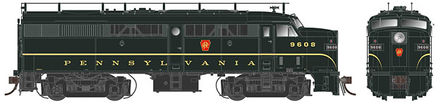PRR (Brunswick green): (DC/SILENT)