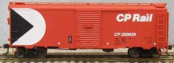 CPR 1944 CC&F 40' Box Car. 5/5 DE, Action