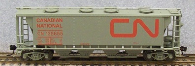 CN Slab Side Covered Hopper - Eight Round