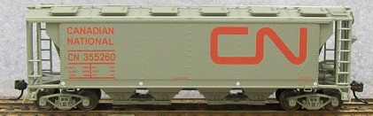 CN Slab Side Covered Hopper - Twelve Square -