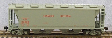 CN Slab Side Covered Hopper - Twelve Square -