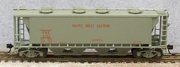 PGE 8 Round Hatches, Small Block Lettering