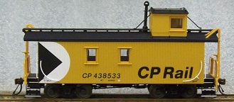 Canadian Pacific Caboose, Yellow w Multi mark