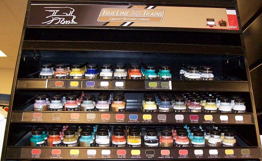 True Line Trains paint Colours - All colours in