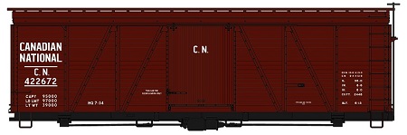 Canadian National 36' Fowler Box car