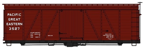  PGE Fowler Box Car  