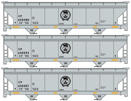 Canadian Pacific 3-Pack of ACF Covered