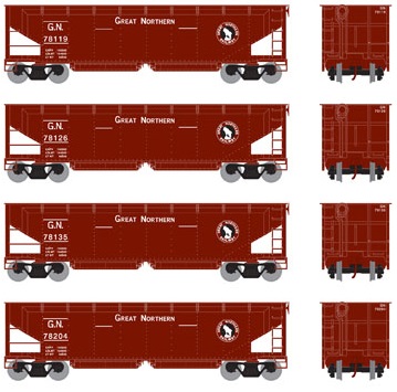 Great Northern Four Car Set