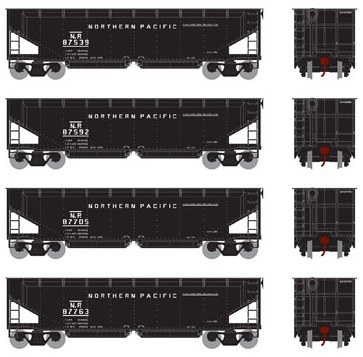 Northern Pacific Four Car Set
