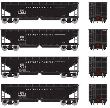 Northern Pacific Four Car Set