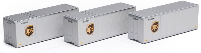 28' Containers, UPS w/Logo #3 (3-pack)