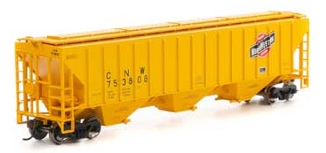 PS 4740 Covered Hopper, C&NW/Yellow