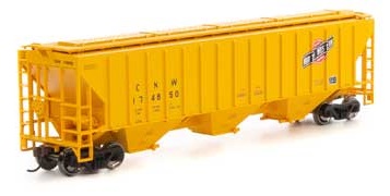 PS 4740 Covered Hopper, C&NW/Yellow