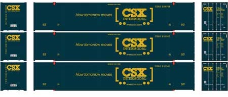 53' CIMC Container, CSX #1 (3-Pack)