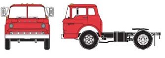 Ford C Semi Tractor - Red