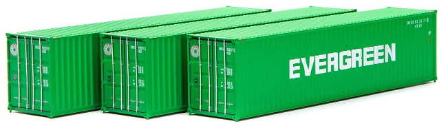 40' High-Cube Container, Evergreen (3-