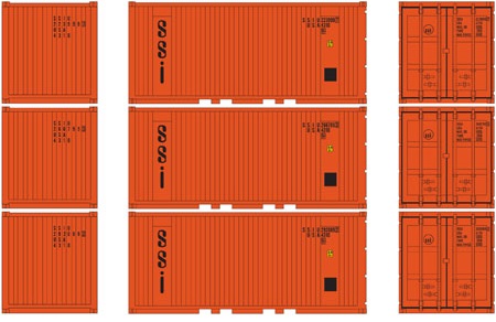 20' Corrugated Container w/Panel, SSI (3-