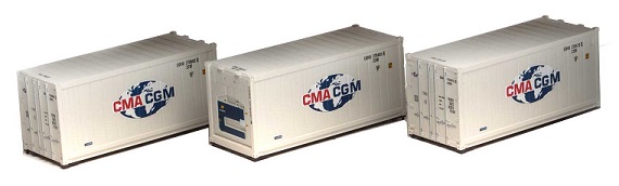 20' Reef Cont, CMA/CGM (3-Pack)