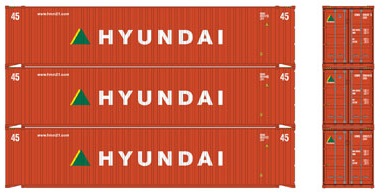 45' Container, Hyundai (3-Pack)