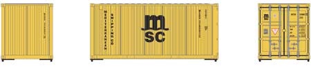 20' Corrugated Container, MSC (3-Pack)