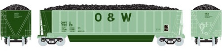 Bathtub Gondola w/Coal Load, Oneida &