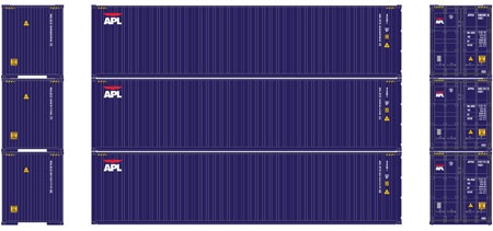 40' Corrugated Containers, APL #1 (3-Pack)