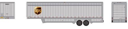 40' Parcel Trailer UPSZ Logo