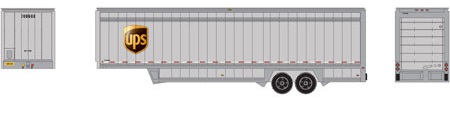 40' Drop Sill Parcel Trailer, UPS/Logo