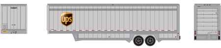 40' Parcel Trailer UPSZ Logo