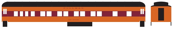 Milwaukee Road Heavywieght Pullman