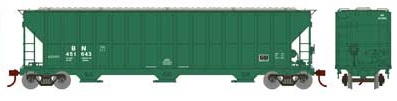 FMC 4700 Covered Hopper, BN/Bland