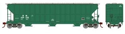 FMC 4700 Covered Hopper, BN/Bland