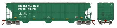 FMC 4700 Covered Hopper, BN/Bland