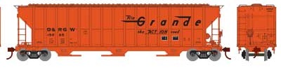 FMC 4700 Covered Hopper, BN/Bland