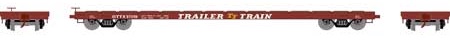 60' Flat Car, OTTX/Brown Logo