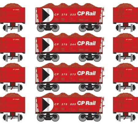 26' Ore Car Low Side w/Load, CP