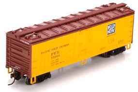 PFE 40' Wood Side Express Reefer with