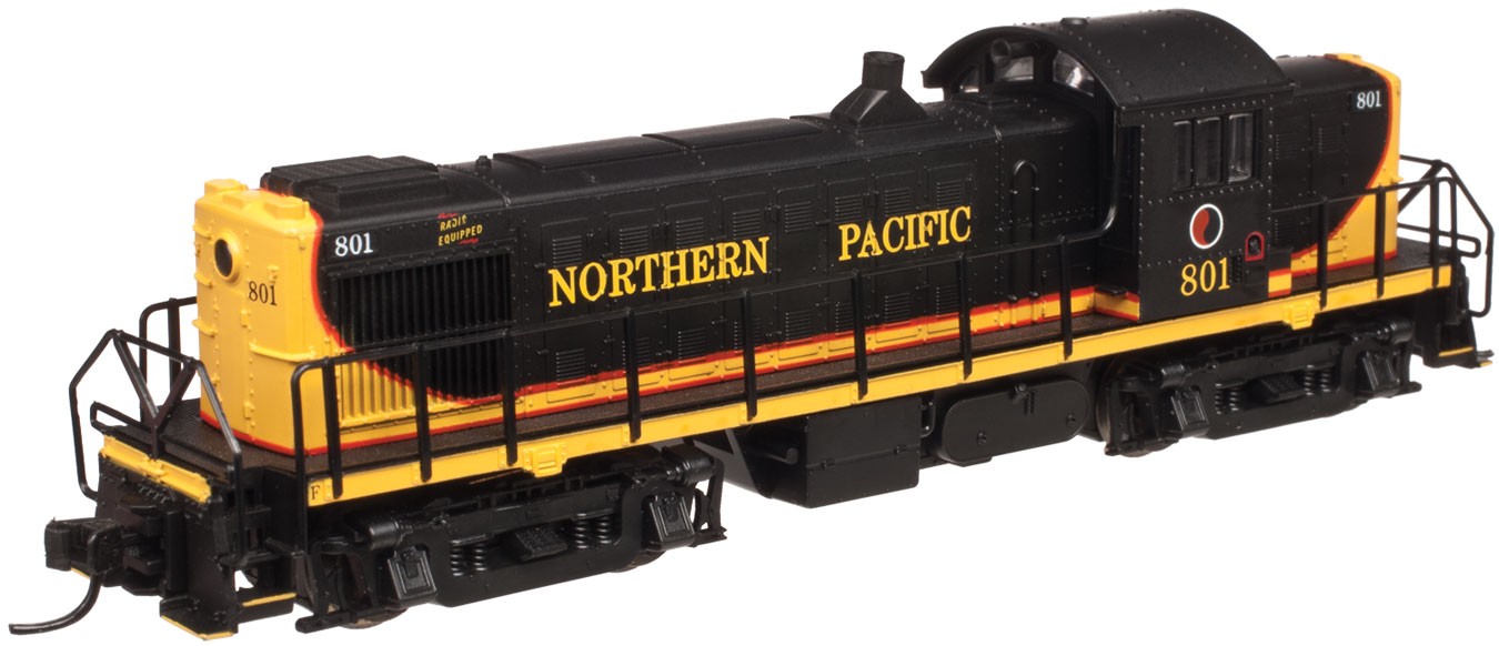 Alco RS-1 DCC Northern Pacific (Gold