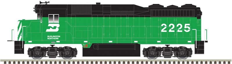  EMD GP30 Phase 1 No Nose Headlight
 - Standard DC -- Burlington Northern (Cascade Green, white, black)

 
