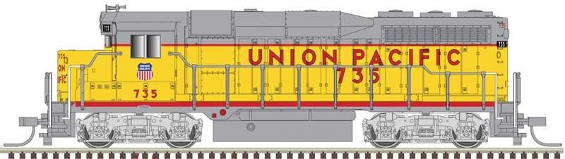  EMD GP30 Phase 2 No Nose Headlight
 - Standard DC -- Union Pacific (Armour Yellow, gray, red, Later Large Lettering)

 