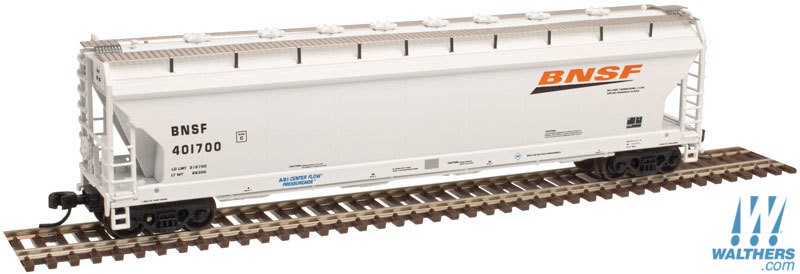 BNSF Railway (gray, black, orange,