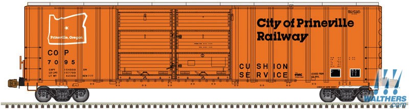  City of Prineville Railway (orange,
 