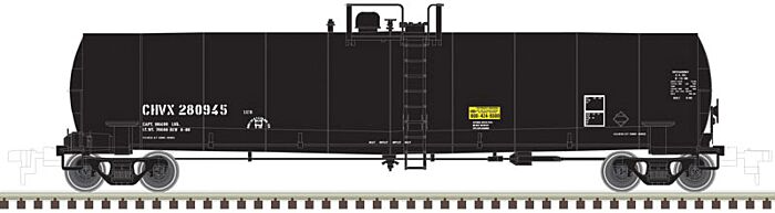 ACF 23,500 Gallon Tank Car - Chevron