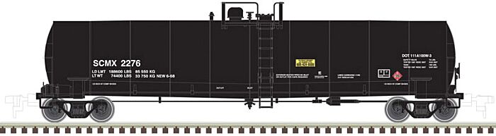 ACF 23,500 Gallon Tank Car - Shell